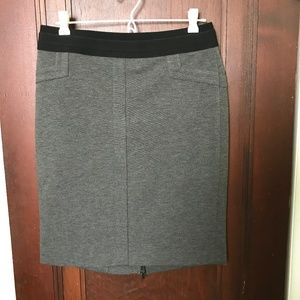BCBG High Waist Skirt Sz M w exposedZipper